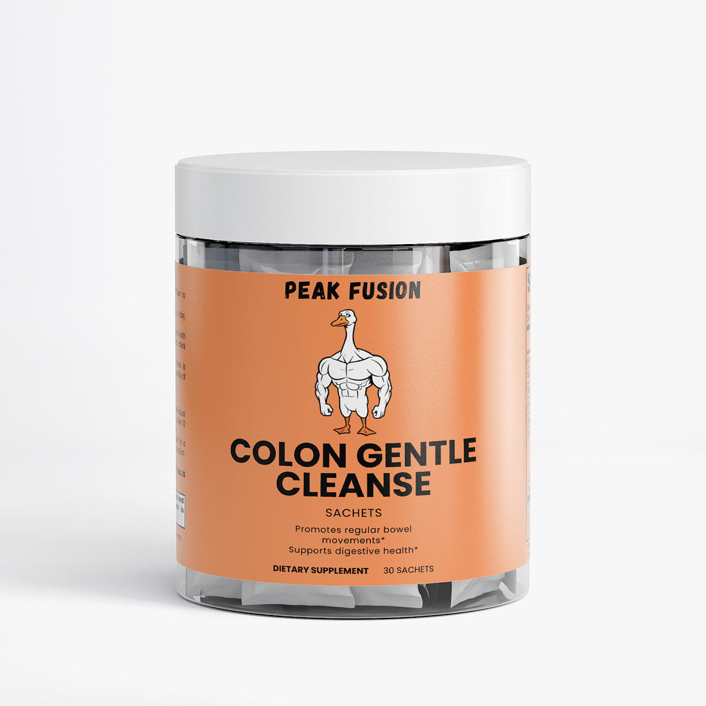 Jar of Peak Fusion Colon Gentle Cleanse on a white background