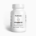 Vitamin D3 2000 IU | 2,556 IU Lab-Verified | Third-Party Tested | PeakFusion