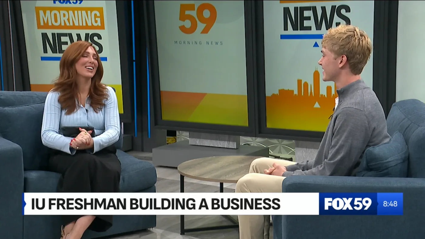 Grant Myers on FOX59 Morning News discussing PeakFusion